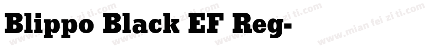 Blippo Black EF Reg字体转换
